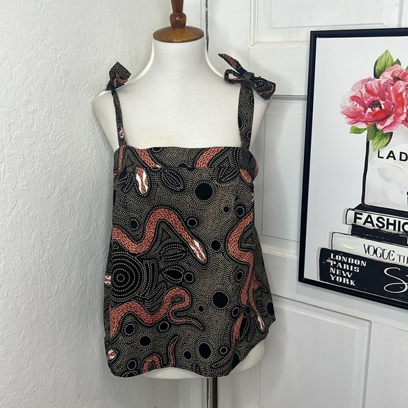 Corey Lynn Calter Ibiza Snake Print Tank Size S - Picture 3 of 9
